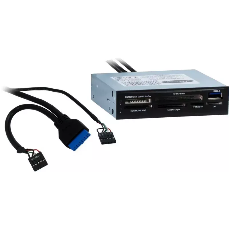 Kortinlukija Inter-Tech CI-01 USB 3.2 Gen 1 sisäinen musta