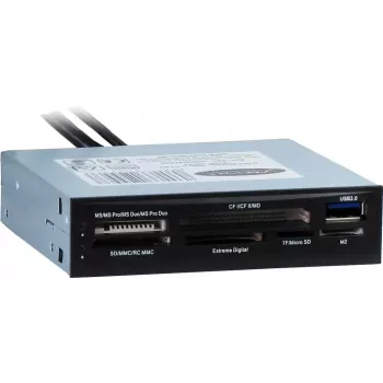 Kortinlukija Inter-Tech CI-01 USB 3.2 Gen 1 sisäinen musta
