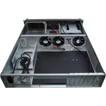 Palvelinkotelo Inter-Tech IPC 2U-2098-SL rack musta