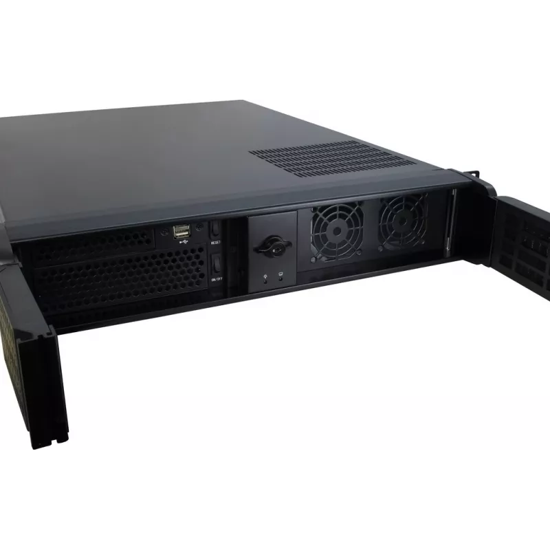 Palvelinkotelo Inter-Tech IPC 2U-2098-SL rack musta