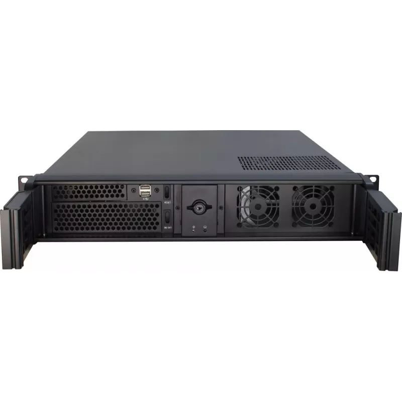 Palvelinkotelo Inter-Tech IPC 2U-2098-SL rack musta