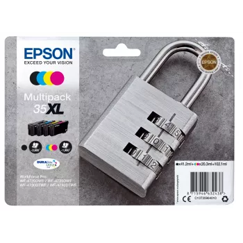 Epson Padlock monipakkaus 4 väriä 35XL DURABrite Ultra muste