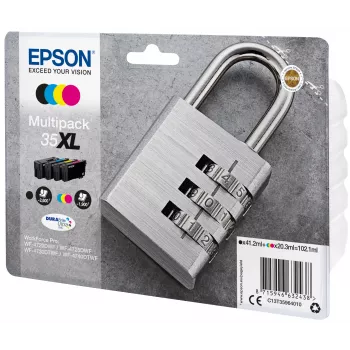 Epson Padlock monipakkaus 4 väriä 35XL DURABrite Ultra muste