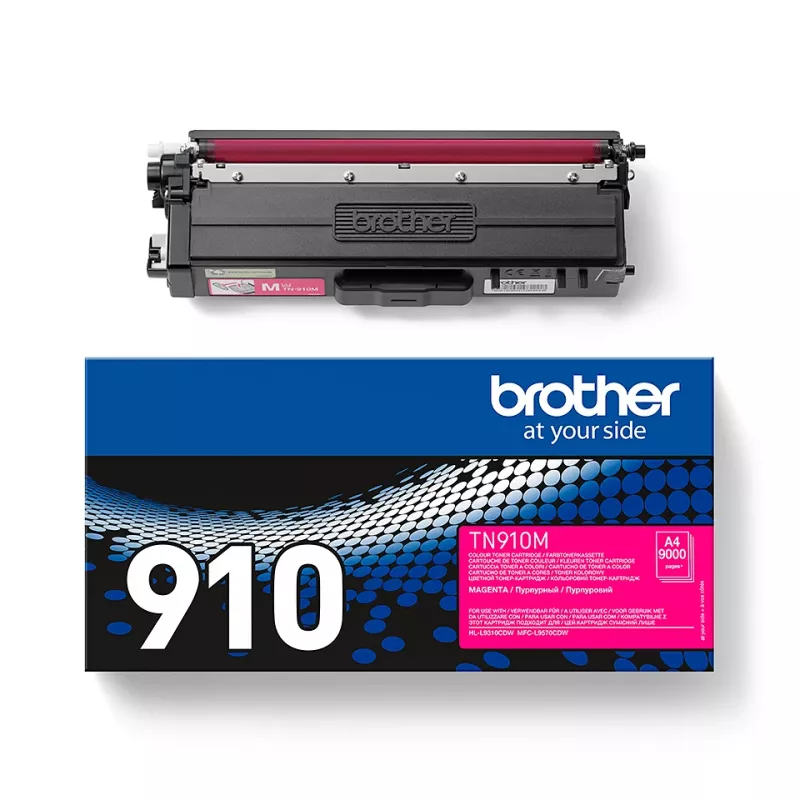 Värikasetti Brother TN910M Ultra Jumbo 9000 sivua magenta