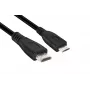Club 3D CAC-1350 Mini HDMI - HDMI 2.0 -kaapeli, 4K60Hz, uros/uros, 1 m, musta