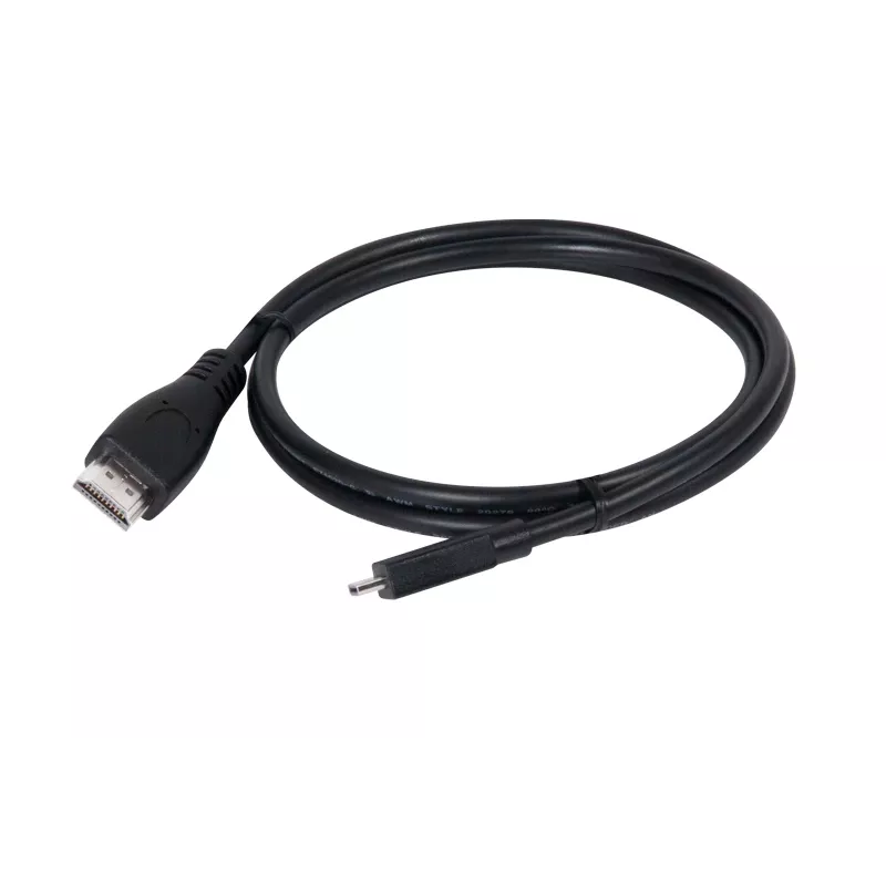Club 3D CAC-1351 Micro HDMI - HDMI 2.0 -kaapeli, 4K60Hz, uros/uros, 1 m, musta