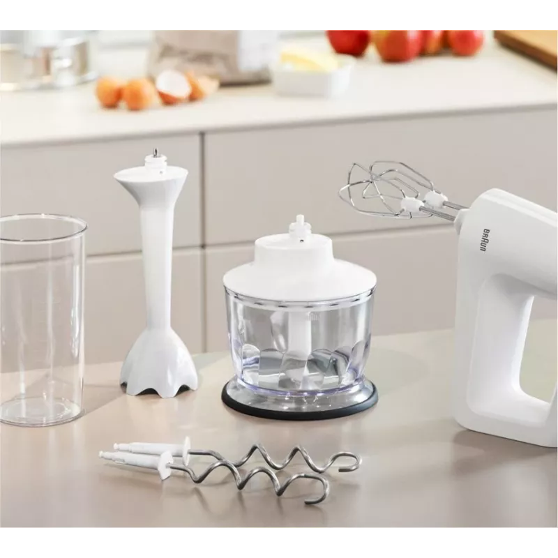 Braun HM 3135 WH käsivatkain 500 W harmaa, valkoinen
