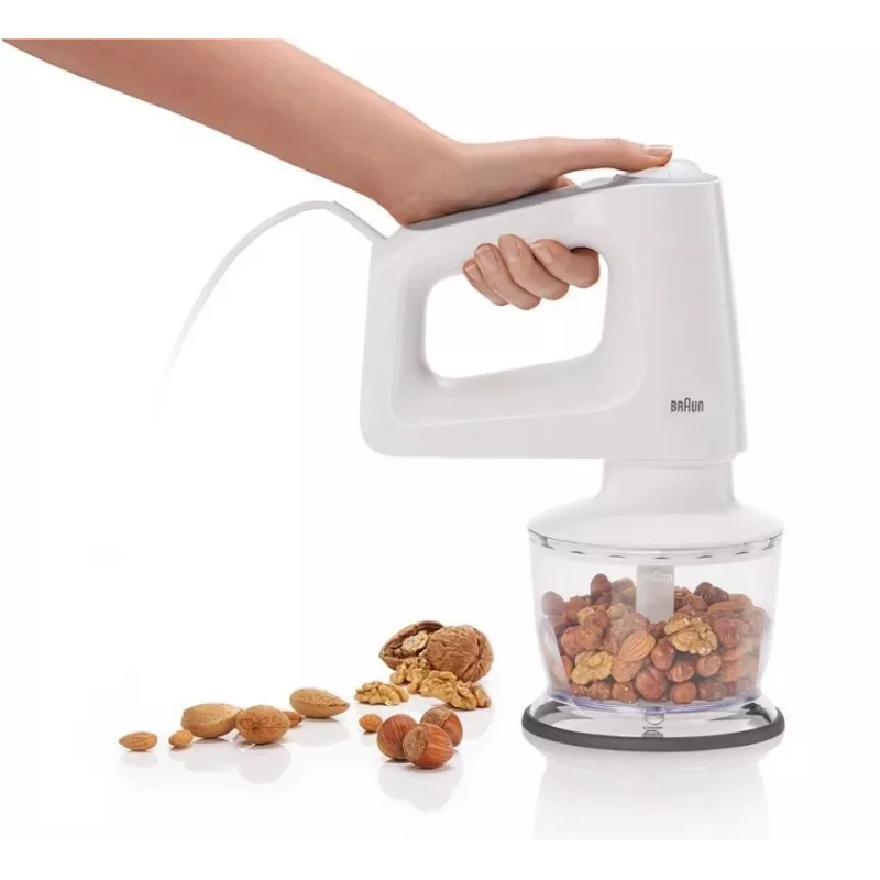Braun HM 3135 WH käsivatkain 500 W harmaa, valkoinen