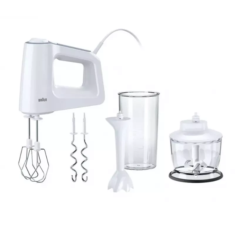Braun HM 3135 WH käsivatkain 500 W harmaa, valkoinen