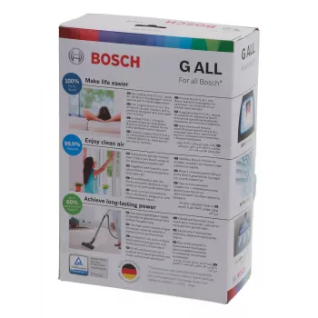 Pölynimurin tarvike Bosch BBZ 41FGALL — 4 pölypussia ja 1 suodatin, paino 0,14 kg, kompakti pakkaus