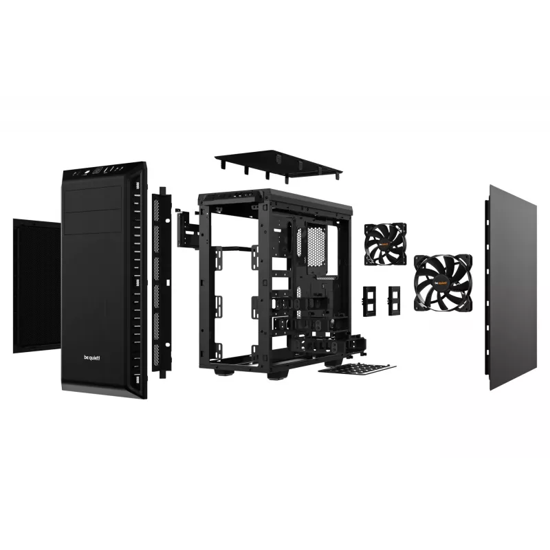 PC-kotelo be quiet! Pure Base 600 Midi Tower musta