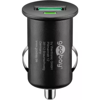 Autolaturisovitin Goobay 18 W Quick Charge 3.0 musta