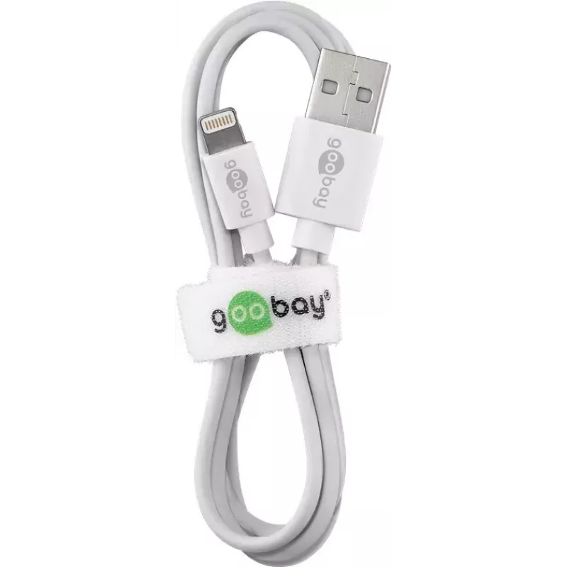 Lightning USB-lataus- ja synkronointikaapeli Goobay 72909