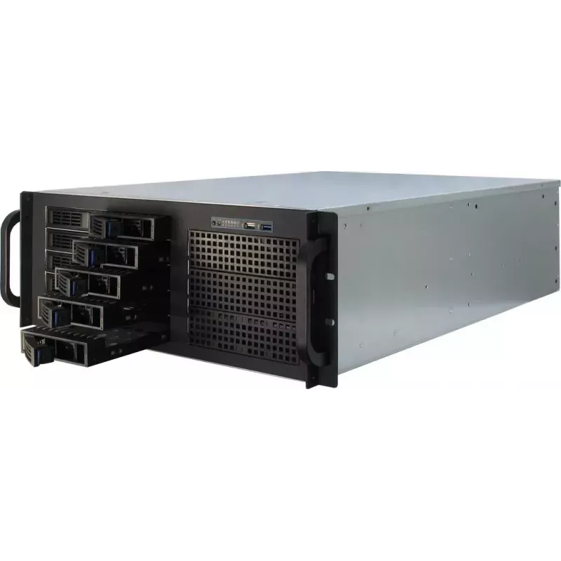 Palvelinkotelo Inter-Tech IPC 4U-4410 rack musta