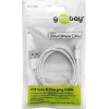Goobay Lightning USB-lataus- ja synkronointikaapeli 2 m Lightning USB A