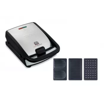 Tefal Snack Collection SW852D voileipägrilli 700 W musta, ruostumaton teräs