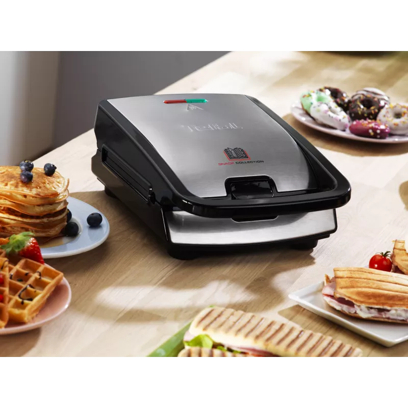 Tefal Snack Collection SW852D voileipägrilli 700 W musta, ruostumaton teräs