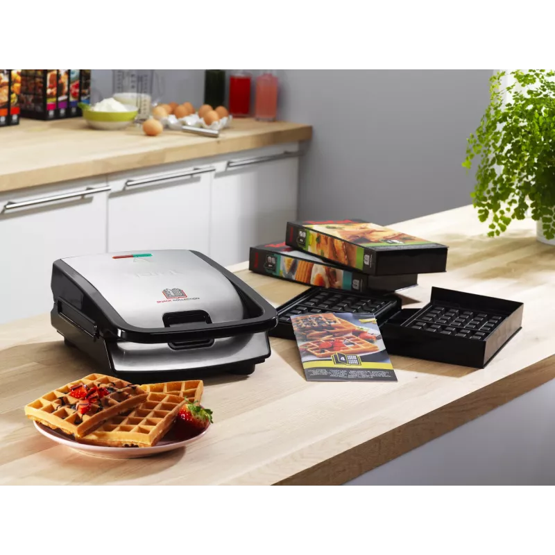Tefal Snack Collection SW852D voileipägrilli 700 W musta, ruostumaton teräs