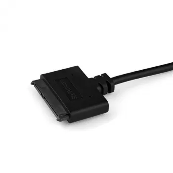 StarTech.com SATA-USB-kaapeli UASP-tuella, musta, 6 Gbit/s, CE, FCC, 0 – 60 °C, -10 – 70 °C, 49 mm