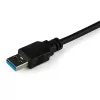 StarTech.com SATA-USB-kaapeli UASP-tuella, musta, 6 Gbit/s, CE, FCC, 0 – 60 °C, -10 – 70 °C, 49 mm