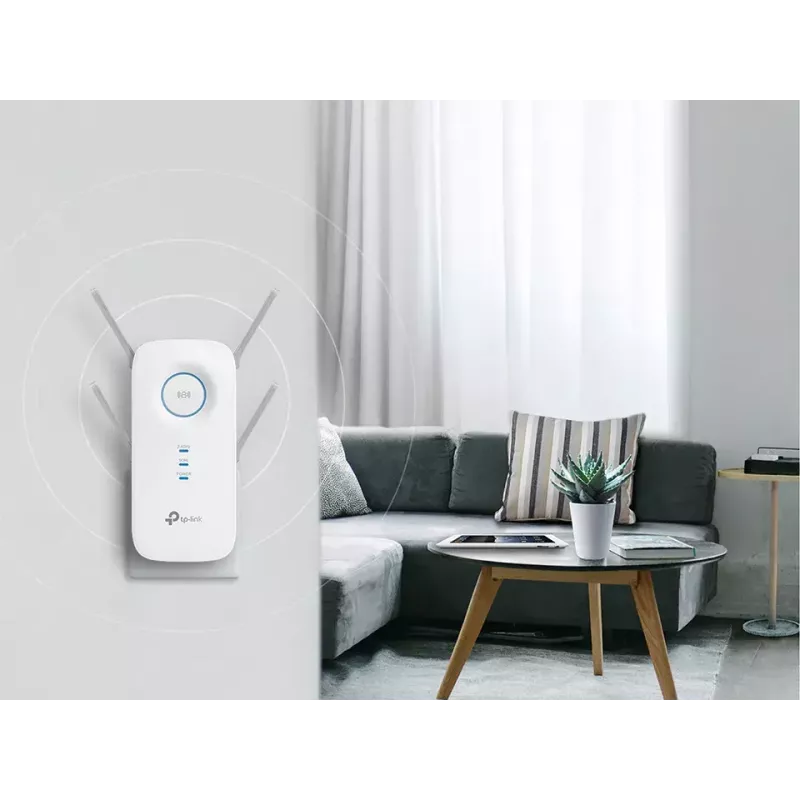 TP-Link RE650 verkkolaajennin verkkolähetin valkoinen 10, 100, 1000 Mbit/s