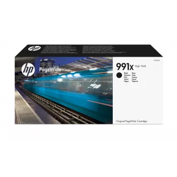HP 991X alkuperäinen PageWide-tulostuskasetti suurella kapasiteetilla, musta, 1 kpl, 20 000 sivua