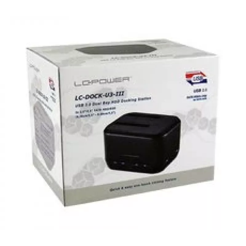 Kiintolevyn telakointiasema LC-Power LC-DOCK-U3-III