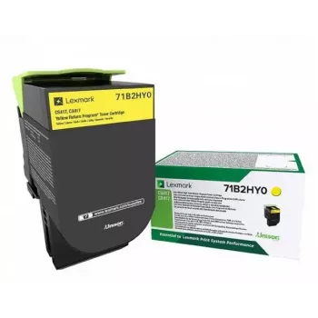 Värikasetti Lexmark 71B2HY0 3 000 sivua keltainen