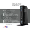 CLUB3D USB3.2 Gen1 Type-A tai C Dual Display 4K60Hz -telakointiasema DisplayLink®-sertifioitu