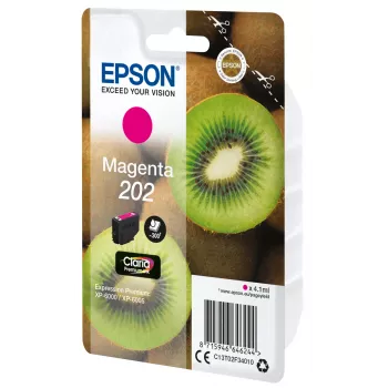 Epson Kiwi yksittäispakkaus magenta 202 Claria Premium -mustekasetti