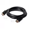 Club 3D CAC-2068 DisplayPort 1.4 -kaapeli, HBR3, 32,4 Gbps, 8K60Hz, uros/uros, 2 m, musta