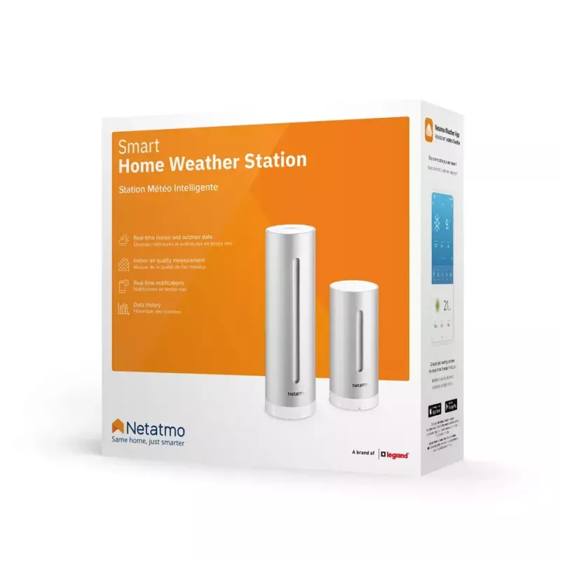 Netatmo NWS01-EC digitaalinen sääasema alumiini paristo/USB Wi-Fi
