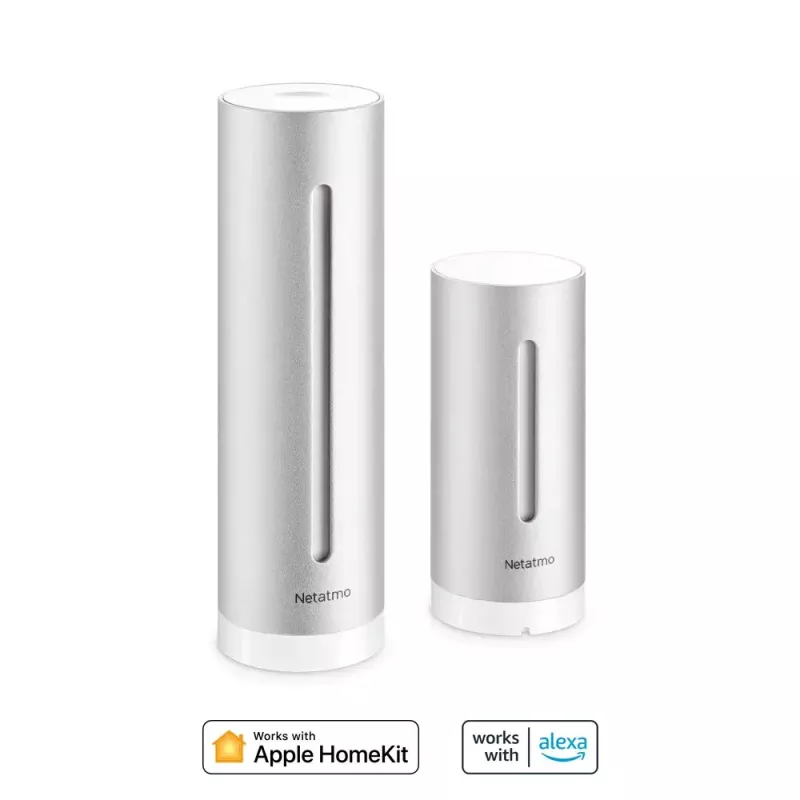 Netatmo NWS01-EC digitaalinen sääasema alumiini paristo/USB Wi-Fi