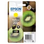 Epson Kiwi yksittäispakkaus keltainen 202 Claria Premium Ink, vakiiriitto, keltainen, pigmenttipohjainen muste, 4,1 ml, 1 kpl, 300 sivua