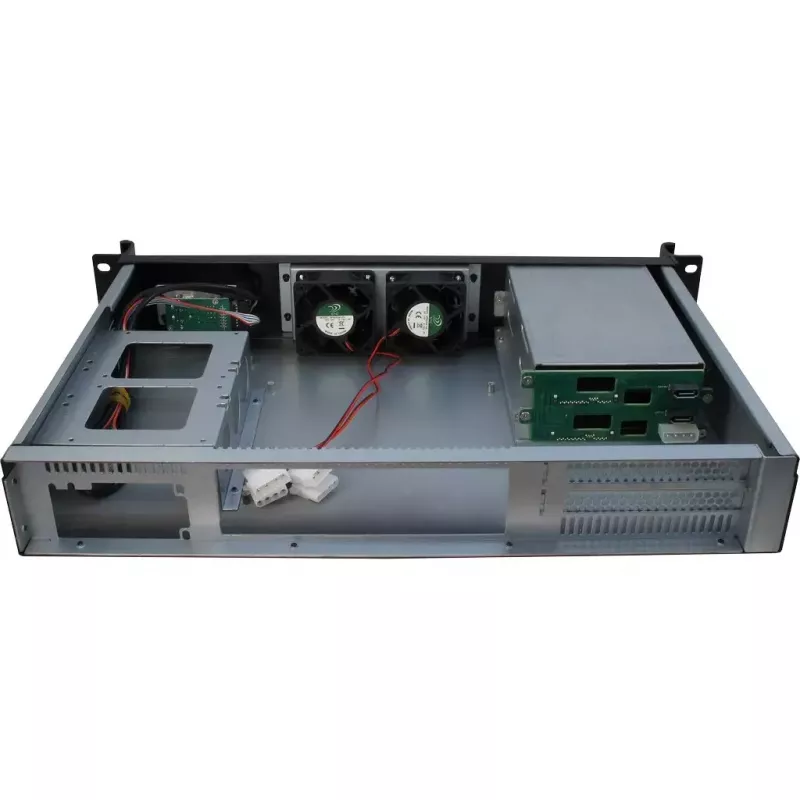 Palvelinkotelo Inter-Tech 1.5U-1528L rack musta