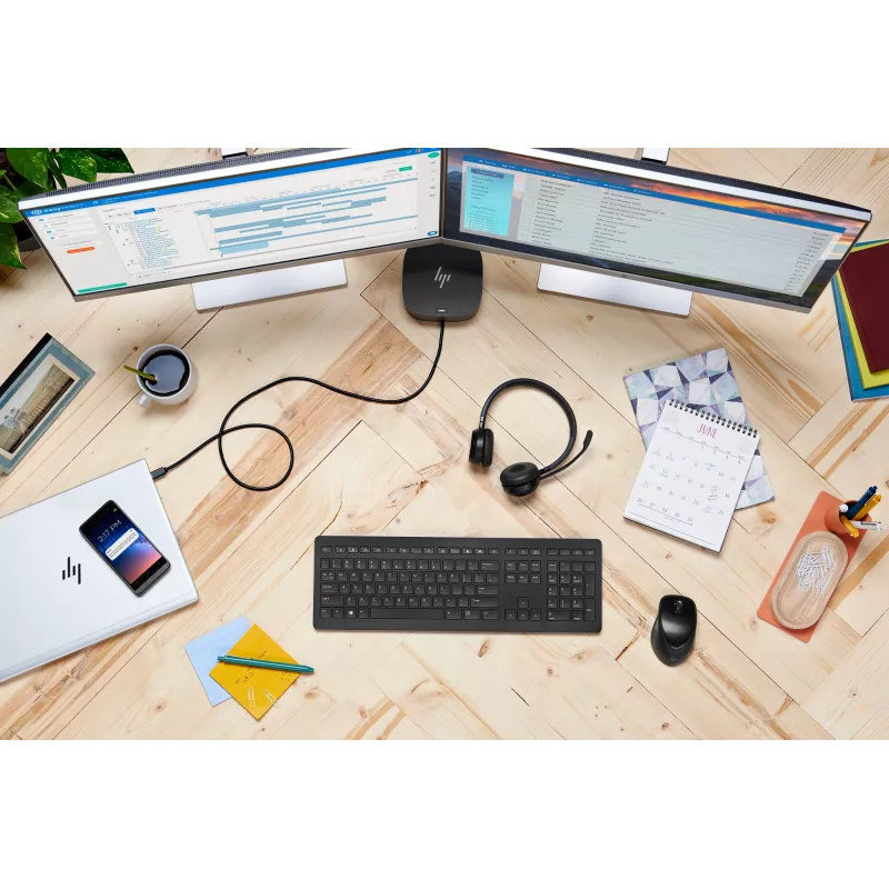 HP Wireless Premium -hiiri, molempikätinen, laser, RF Wireless, 1200 DPI, musta