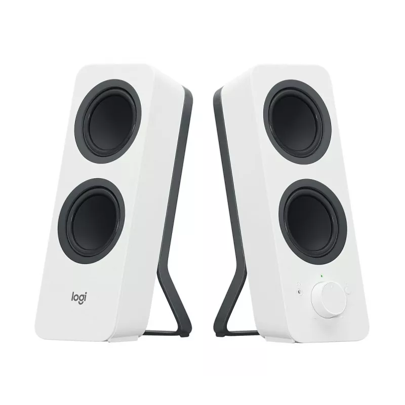 LOGITECH Z207 Bluetooth-tietokonekaiutin, rikkoutunut valkoinen