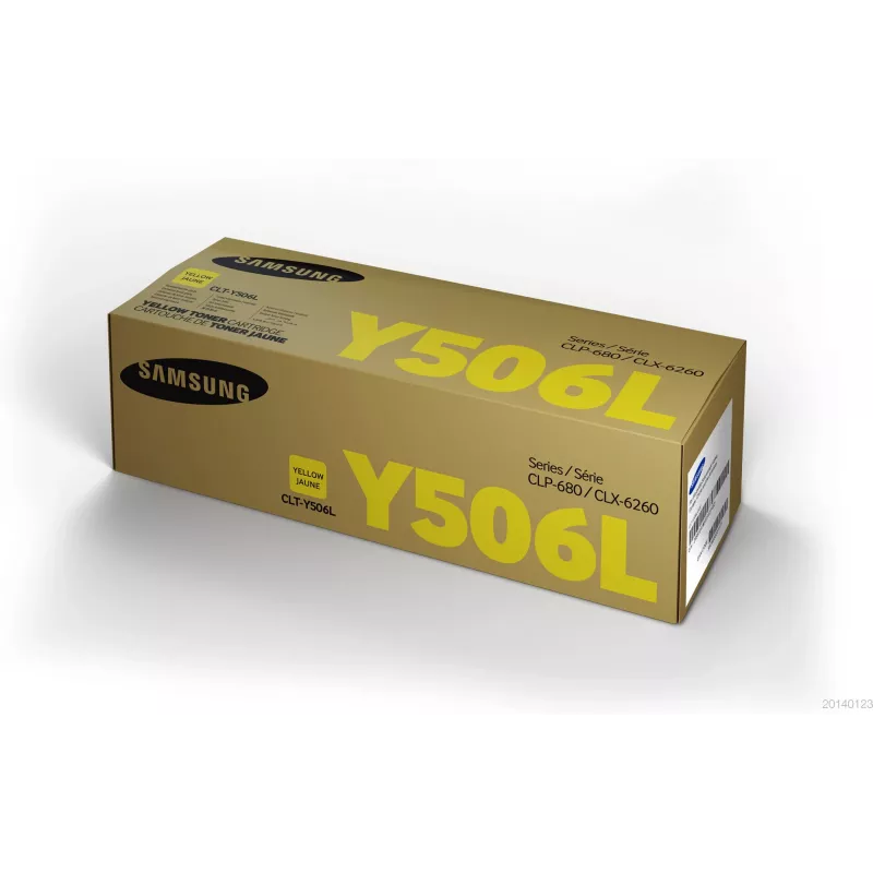 Samsung CLT-Y506L suurikapasiteettinen keltainen alkuperäinen värikasetti