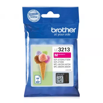 Brother LC3213M mustekasetti, 1 kpl, alkuperäinen, suuri (XL) kapasiteetti, magenta