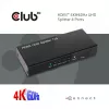CLUB3D HDMI™ 4K@60Hz UHD -jakaja AC-virralla 4 porttia