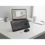 Langaton näppäimistö- ja hiirisarja Logitech MK540 Advanced – täysikokoinen QWERTZ-näppäimistö, USB-vastaanotin, US-asettelu, ergonominen hiiri, musta/valkoinen