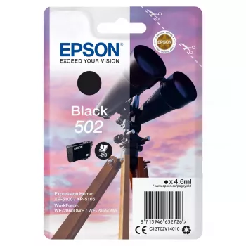Värikasetti Epson 502 musta T02V1 C13T02V14010