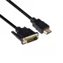 Club 3D CAC-1210 DVI-D–HDMI 1.4 -kaapeli, Dual Link, kaksisuuntainen, 4K, uros/uros, 2 m, musta