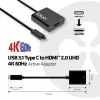 USB 3.1 Type-C – HDMI 2.0 UHD 4K 60Hz aktiivinen sovitin CLUB3D CAC-2504