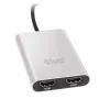 Sovitin CLUB3D Thunderbolt 3 – kahden HDMI 2.0