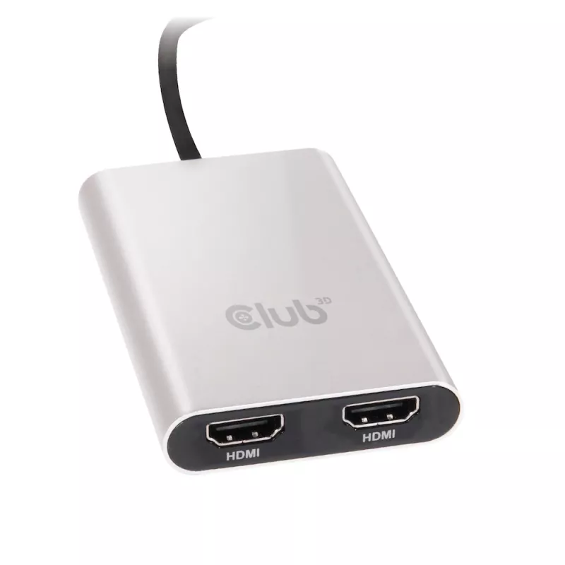 Sovitin CLUB3D Thunderbolt 3 – kahden HDMI 2.0