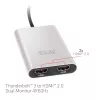 Sovitin CLUB3D Thunderbolt 3 – kahden HDMI 2.0