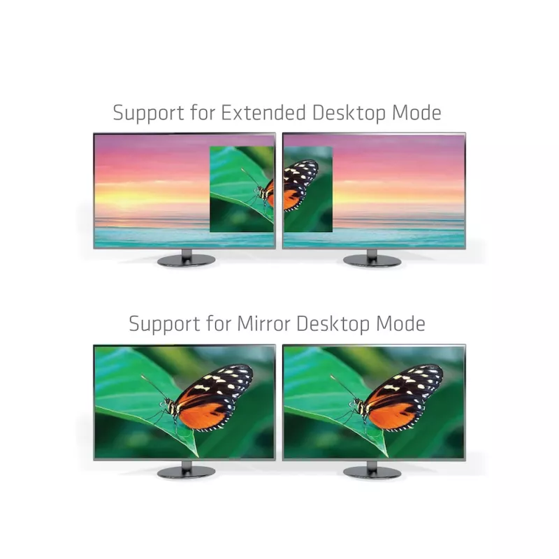 Sovitin CLUB3D Thunderbolt 3 – kahden HDMI 2.0