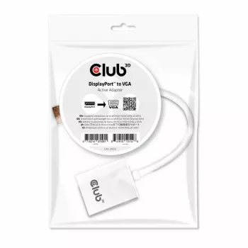 Aktiivinen sovitin DisplayPort – VGA CLUB3D CAC-2003