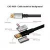 Club 3D CAC-1069 DisplayPort 1.4 HBR3 -kaapeli, 8K 60 Hz, 32,4 Gbit/s, DSC, HDR, VESA-sertifioitu, uros/uros, 4 m, musta